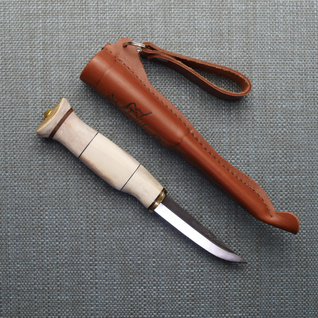 Lappland-Messer 8,5 cm, Rentierhorn