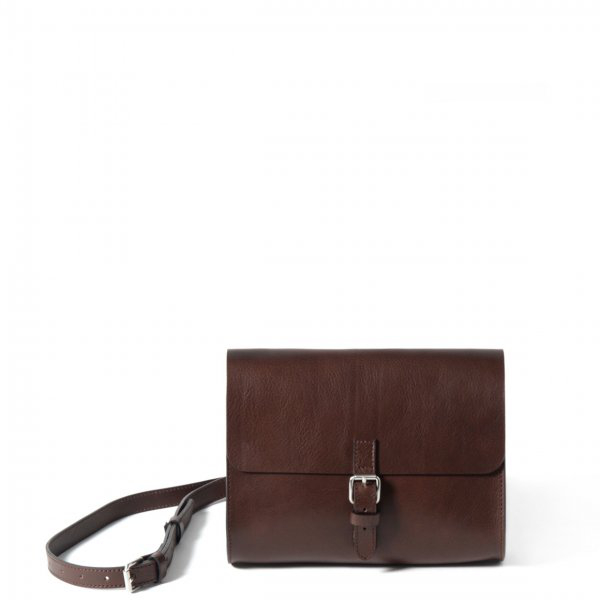 Umhängetasche Post S, Rindleder