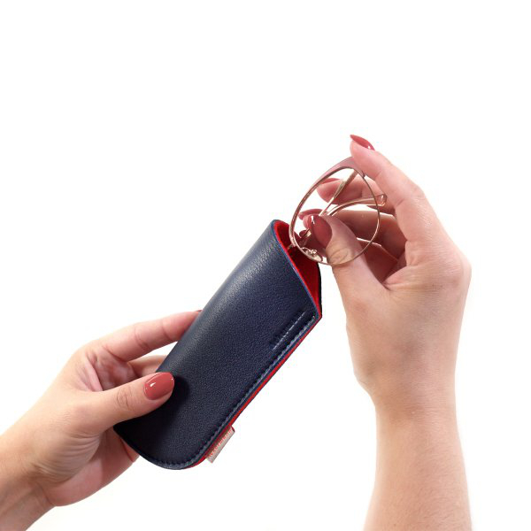 Brillenetui Split, Softnappa / Filz