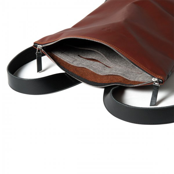 Rucksack Rom M, Olivenleder