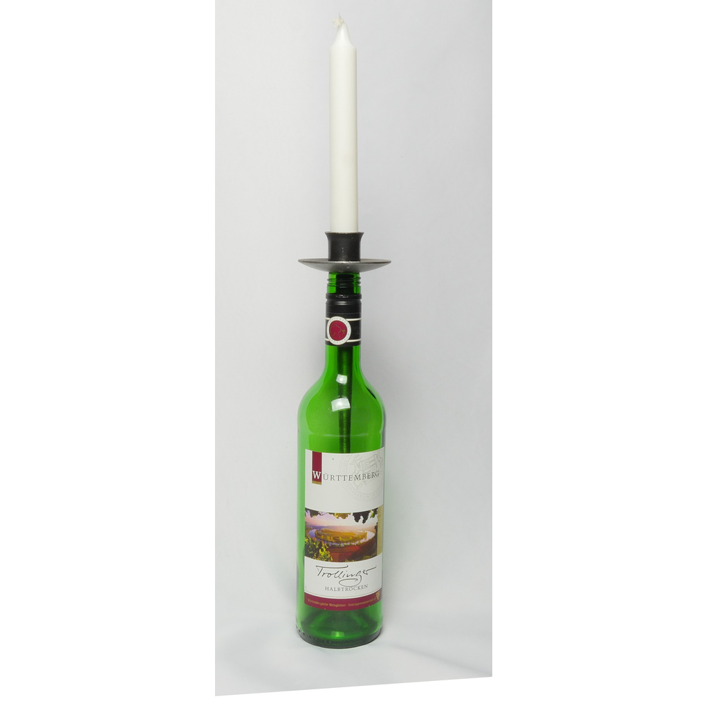 Kerzenhalter Flasche