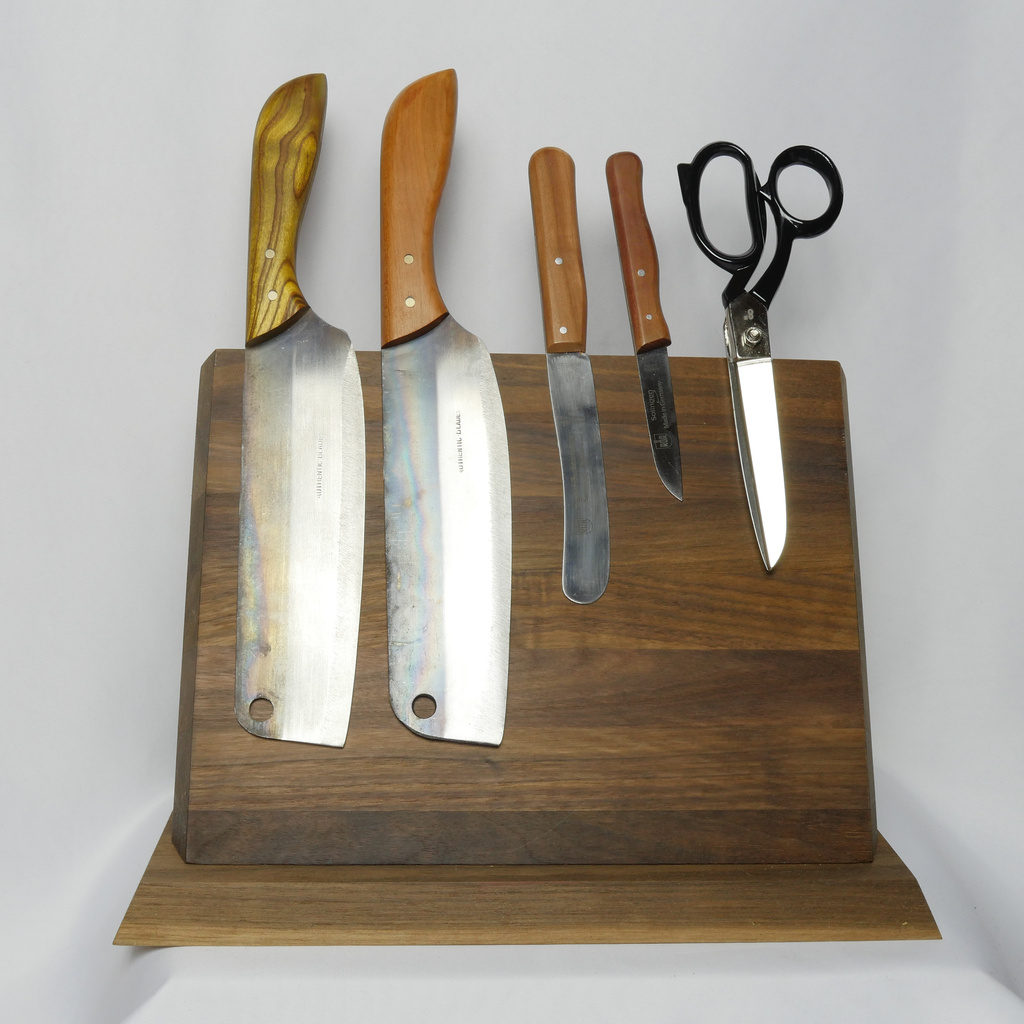 Magnetischer Messerblock - Nußbaum