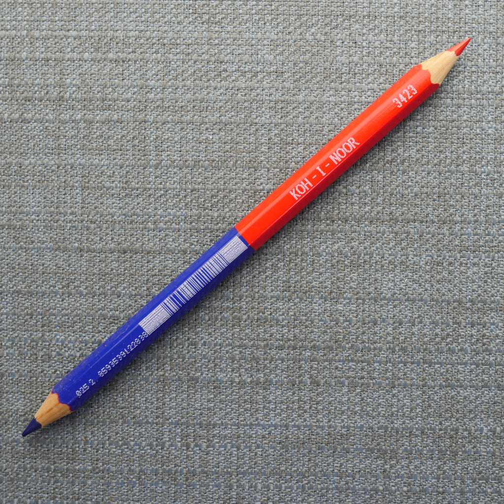 Buchhalterstift rot/blau G